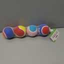 Squeaky Balls for Dogs, Squeaky Dog Toys Balls for Fetch, Funny Puppy Chew Toys, Built-in Squeaker, Idea for Doggie Birthday Gift, Large - 4 Pack (Mixed Color A)