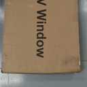 RV Exit Window, 30" W x 22" H Tinted RV Window with Net Screen and Trim Ring, Suitable for 1-1/2" or 2" Walls, DOT Approved