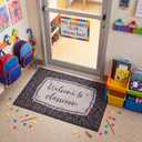 Mudder Welcome to Classroom Door Mat Composition Notebook Mat Non Slip Rug Teacher Appreciation Gifts for Classroom Decor Graduation Appreciate Back to School Front Door Outside Home Supply 17x29 Inch, 9" x 10"