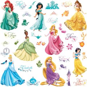 RoomMates Disney Princess Royal Debut Peel and Stick Wall Decals , RMK2199SCS (10 inch x 18 inch)