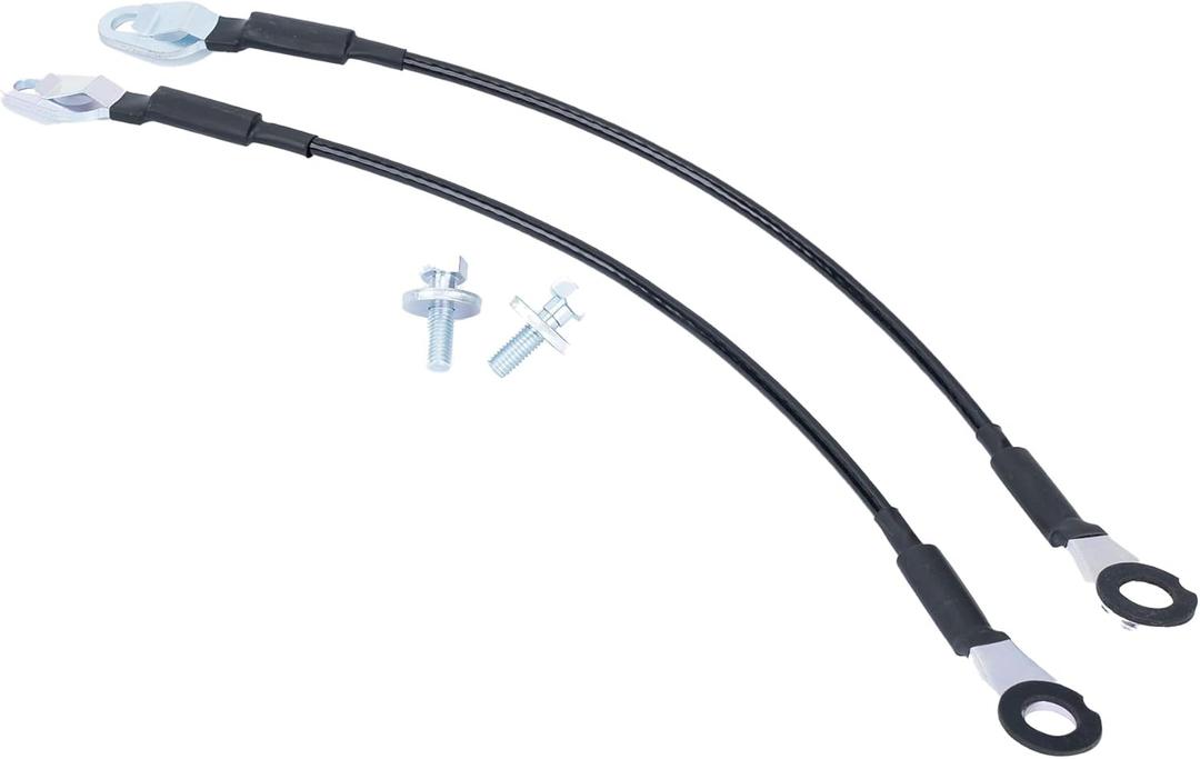 Rldym Tailgate Cables Strap with Bolt 25838260 25838261 11609938 for Chevrolet Chevy Silverado GMC Sierra 1500 2500 HD 3500 HD 2007-2016