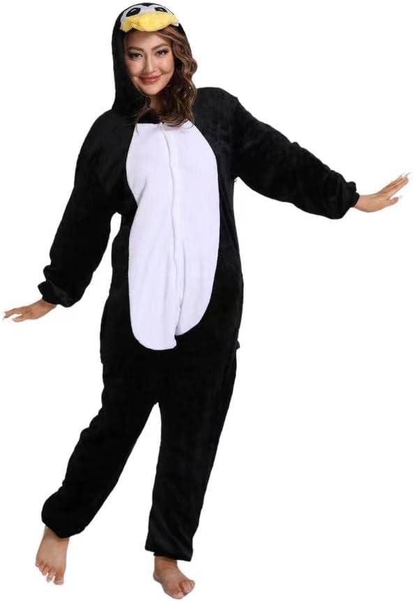 Adult Penguin Onesies Sleepwear Unisex Animal Pajamas Cosplay Costume