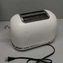 Rae Dunn Retro Digital Electric Toaster, 2 Slice Stainless Steel Toaster With Touchscreen, Countdown Timer, 6 Shade Settings, Wide Slots, High Lift Lever, Bagel, Defrost & Reheat, Digital Cream