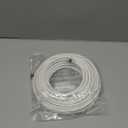 G-PLUG 40FT RG6 Coaxial Cable Connectors Set - High-Speed Internet, Broadband and Digital TV Aerial, Satellite Sky Cable Extension- Weather-Sealed Double Rubber O-Ring and Compression Connectors White