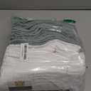 Ease Cubs Muslin Burp Cloths Large 100% Cotton Hand Washcloths for Boys & Girls, Baby Essentials Extra Absorbent and Soft Burping Rags for Newborn Registry (White & Green, 24-Pack, 20" X10")