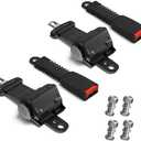 CLUBRALLY Golf Cart Seat Belts, 40" Retractable Universal Seat Belts Kit for Club Car EZGO Yamaha 2 Set/4 Set