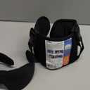 SARISUN Travel Pillows for Airplanes, Airplane Pillow for Long Flight, Airplane Head Strap with Eye Mask for Sleep, Travel Neck Pillow for Car Road Trip, 360 Support Headrest, Stop Bobblehead, Black