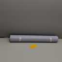 FUKU MON Grasscloth Fabric Wallpaper 24" X 394" Blue Gray Textured Thick Linen Classic Neutral Grassweave Contact Paper for Walls Cabinets Bedroom Counter Top Liners Fireplace