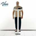 VivaComfort Medical Office Beam Scale, Analog Medical Grade Height and Weight Scale, Mechanical Bathroom and Gym Scale, Weight Capacity 440 lbs