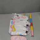 WERNNSAI Foldable Unicorn Piata - Pull String Unicorn Birthday Party Supplies Extendable Unicorn with Blindfold Bat and Tassels Unicorn Birthday Party Decoration Games Folding Piatas for Kids