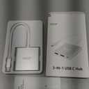 Acer USB C to HDMI Adapter, 4K USB C Hub with 100W PD, USBA 3.0 Port, HDMI to USBC Multiport Digital AV Converter for MacBook Neo/Pro/Air, iPad, Tablets, TV, Monitor and More (Silver)