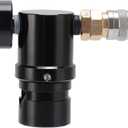 TOPINCN Mini CO2 Regulator, Low Pressure Fast Refreshing Pressure Regulator with G1/2-14 Thread, Adjustable 20psi to 200psi