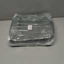 Asuprui Supportive Boucle Pouf Ottoman and Foot Rest Elevate Your Living Room Decor with Lightweight Pouf Filler Modern Foam Stuffed Poof Perfect to Rest Your Feet Moss Green