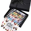 8 Pcs Rooster Ballpoint Pens Retractable Black Ink Cartoon Rooster Pen with Black Gift Box and Greeting Card for Women Men Teacher Students Gifts Journaling School Office Supplies (Elegant Color)