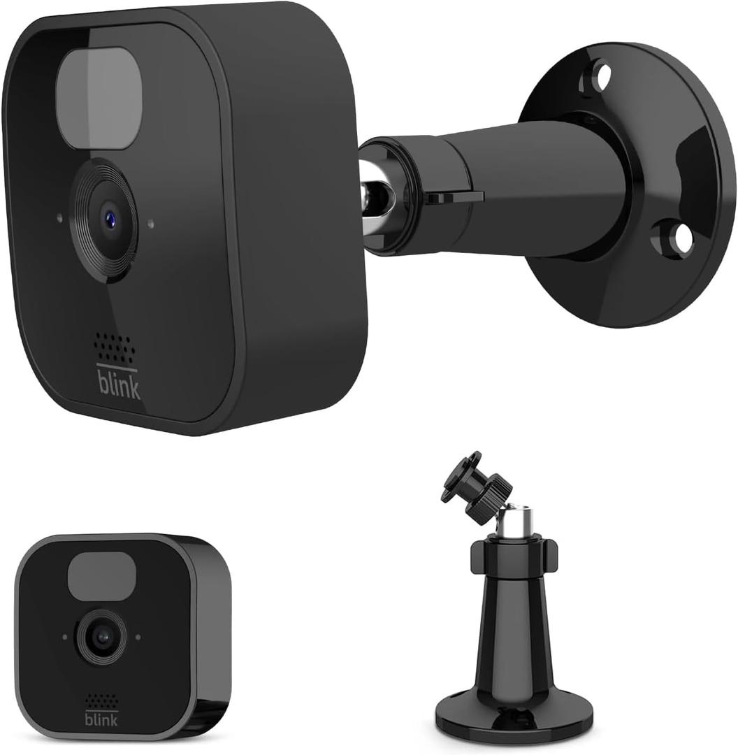 Blink 360 Adjustable Outdoor Camera Mount - Compatible with Blink Outdoor, Indoor, Mini, XT, XT2 - Black (1 Pack)