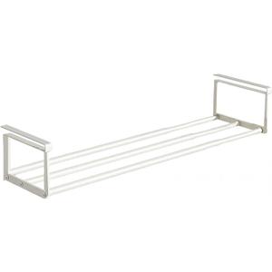 Expandable Shoe Rack Organizer - Adjustable Shoe Rack & Under Cabinet Shelf - for Shoe or Clothing Storage and Organization, Under Shelf Storage (White,1 Pcs)