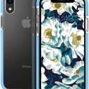 MATEPROX Compatible with iPhone XR Case Clear Thin Slim Anti-Yellow Anti-Slippery Anti-Scratches Cover Shockproof Bumper Case for iPhone XR 6.1'' (Blue)