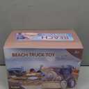 Beach Toys for Kids Ages 4-8, Toddler Snow Toy Set Includes Beach Truck, Bucket, Shovel, Rake, Scoop, Trowel, Sandbox Toy for Toddlers Ages 3-5, Travel Beach Sand Toys for Kids Ages 8-12