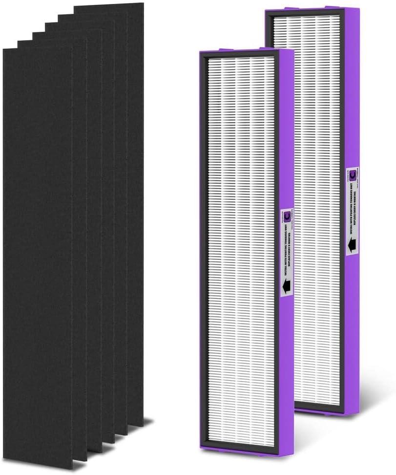 LT5250PT FLT5000 Filter C Replacement Compatible with Guardian Pet Purifier AC5000 AC5250PT AC5000E AC5300B AC5350W AC5350B CDAP5500, 2 PACK