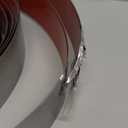 Gaahing Self-Adhesive Backing Metal Tape, Flexible Ferrous Memo Strips for Magnets, Bulletin Bar Board Office Home Use (Silver, 16.4 ft x 1.6 in)