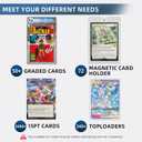 Transparent Trading Card Storage Box-Holds 2000+ Loose Cards-Plastic Card Deck Box for Baseball Cards/for Toploaders/for Graded Card/for MTG/for Magnetic Etc.