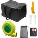 Happybuy Inflatable Movie Screen 20FT, Outdoor Projector Screen with 350W Air Blower, Oxford Fabric Blow-Up Screen for Front/Rear Projection