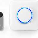 Wireless Doorbell Chime - Compatible with Google Nest Doorbell (Wired, 2nd Gen& 3rd Gen) and Google Nest Doorbell (Battery) with Wired Transmitter (1 Video Doorbell Extender 1 Receiver