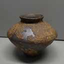 GeLive Brown Ceramic Rustic Vase Jingdezhen Handmade Vintage Pottery Flower Jar for Fresh and Dried Plants Table Centerpiece Wabi Sabi Vase Home Farmhouse Decor (Short)
