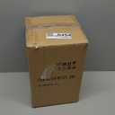 Briful Rustic Terracotta Flower Vase for Home Decor 12" Brown Farmhouse Textured Barrel-Style Ceramic Vase Vintage Handcrafted Gridded Design for Faux & Dried Flowers Living Room Table Centerpiece