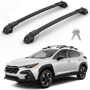 330Lbs Roof Rack Cross Bars Compatible with Subaru Crosstrek 2024 2025 2026 (Not for Wilderness), Heavy Duty Aluminum Roof Rails Top-Mount Crossbars Rooftop Luggage Racks Cargo Carrier