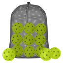 Great Call Athletics | Indoor Pickleballs USA Pickleball Approved Official 26 Hole Balls Sports Tournament Pack Free Mesh Bag