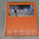 Mini Projector with WiFi and Bluetooth, 4K Support 180 Rotation, Auto Focus & Keystone Portable Projector with Built-in Apps and Speaker, Home Movie Projector Compatible with TV Stick/Phone/Laptop (White ball)