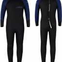 Kids Wetsuit for Boys Girls, 3/2mm Neoprene Full Suit, Toddler Youth Thermal Swimsuit for Swimming, Surfing, Snorkeling, Beach and Pool, Sizw 10, L