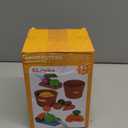 Toddler Toys Play Food Set, Learning Toy Cutting Food with Color Sorting Basket, Pretend Play Kitchen for Toddler 1-3 Preschool Learning Activities Montessori Toys for 1 2 3 Year Old Toddlers Kids