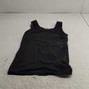 TAILONG Compression Shirt Men Shapewear Slimming Body Shaper Vest Workout Tank Top Undershirt (X-Large, Black)