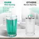Automatic Soap Dispenser Liquid for Kitchen: 11 OZ Glass Touchless Clear Auto Soap Dispenser for Bathroom - Hand Dish Lotion Home Countertop Kids - Family Couple