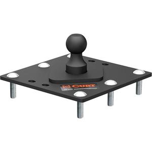 CURT 61100 Over-Bed Fixed Ball Gooseneck Hitch, 30,000 lbs, 2-5/16-Inch Ball