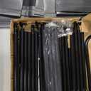 Shoe Rack 3 Tier Long Storage Organizer Wide Metal Shoe Shelf for Closet Entryway Black