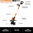 LawnMaster 24V MAX 9 Cordless Tiller CLTE2409