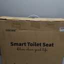 KERDE F30B Square Electric Bidet Toilet Seat - Heated Seat, Warm Water Cleansing, Air Dryer, Adjustable Nozzle, Remote Control, Energy Saving, Easy Installation for Square Toilets