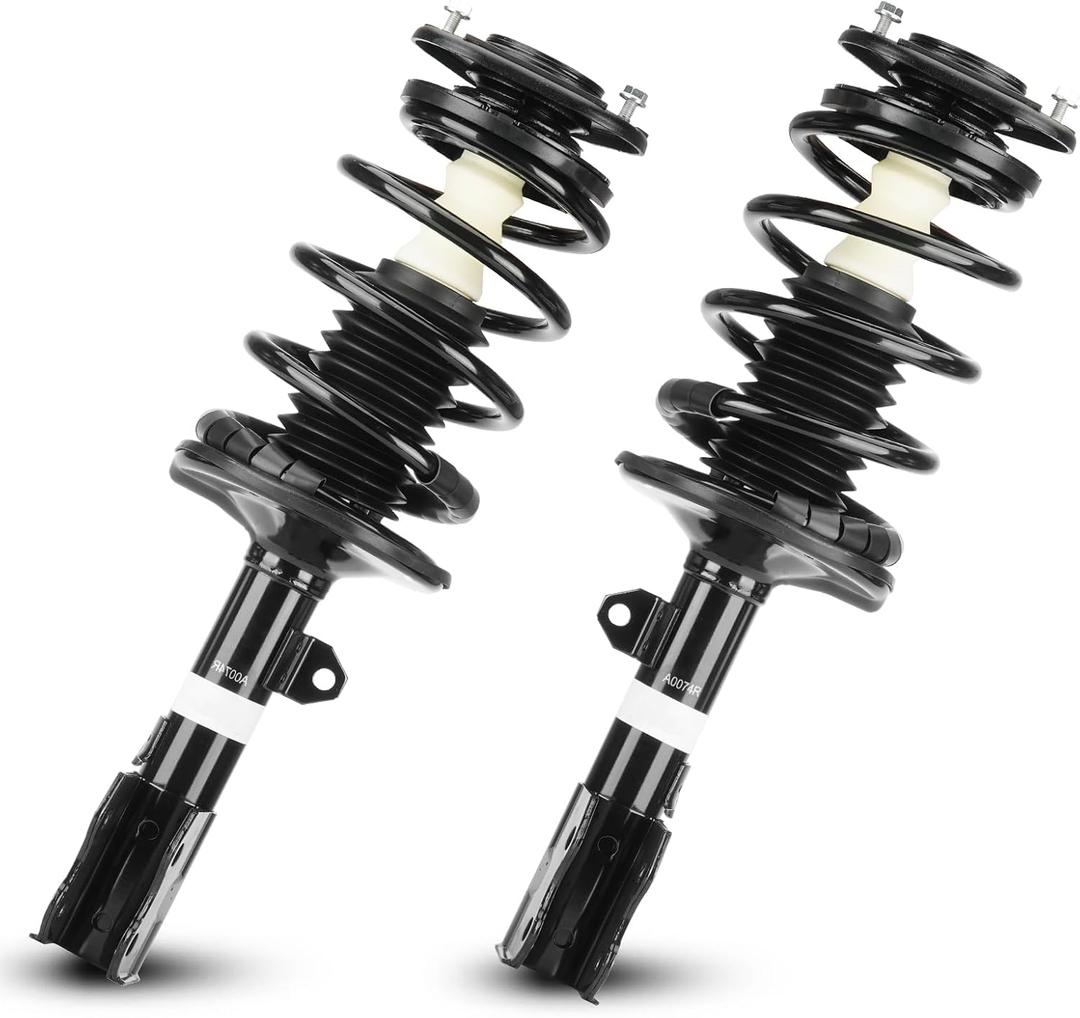 Front Complete Strut Shock Absorber Coil Spring Assembly Fit for Toyota Prius 2004 2005 2006 2007 2008 2009, Replace 172358 172357 (Set of 2)