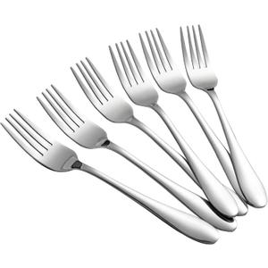 Aebeky 12-Piece Stainless Steel Dessert Forks, Salad Forks Set, 6.7-Inch
