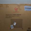 Calidola Large Flat Fireplace Screen with Doors, Wrought Iron Frame with Metal Mesh, Flat Panel Decorative Fireplace Screen with Scroll Design, Free Standing Spark Guard, Black