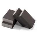 Extra Fine (400 Grit) Manual Sanding Sponge Sheet Kitchen Polishing Grinding Abrasive Sponge Block 4-Inch, 4-Pack