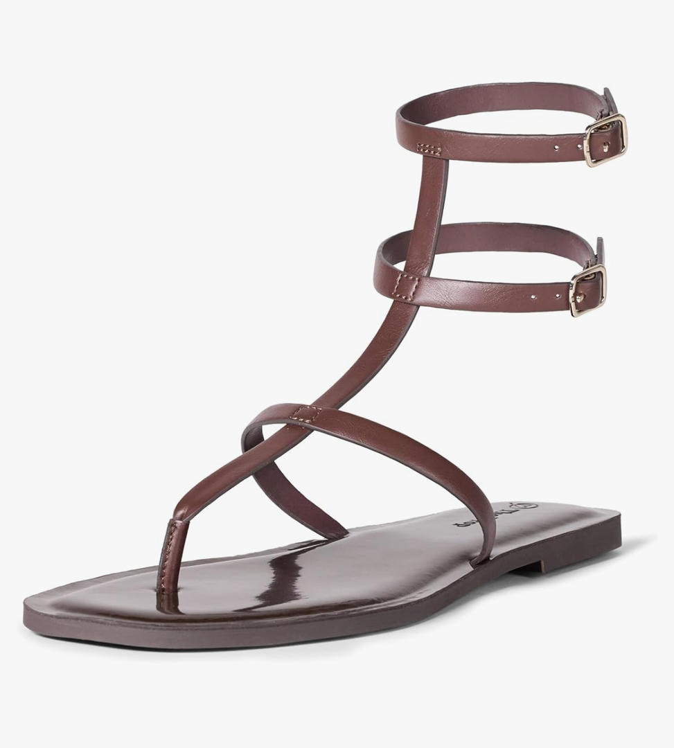 The Drop Women's Casper Gladiator Thong Ankle Sandal, Size 7