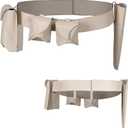 Women Queen Costume Belt Holster Knight Cosplay Accessories Blaster Prop Halloween Outfits, Small Medium Size, + 2 Pack Hand Bracelets