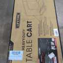 LIFETIME 80339 Table Cart, Black