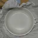 SENSARTE Nonstick Ceramic Frying Pan Skillet, 9.5 Inch Omelet Pan, Healthy Non Toxic Chef Pan, Induction Compatible Egg Pan with Heat Resistant Handle, PFAS-Free (White)