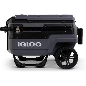 Igloo Trailmate Journey 70Qt Wheeled Cooler | Insulated Hard Shell Ice Chest (Carbonite)