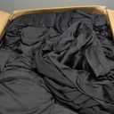Smiry 2 Pack Spandex Table Cloth 6FT, Elastic Fitted Stretch Tablecloths, Washable and Wrinkle Free Rectangular Patio Table Cover for Outdoor, Wedding, Banquet & Parties (Black, 72Lx30Wx30H Inch)
